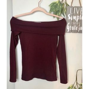 Abercrombie & Fitch off the shoulder sweater ✨